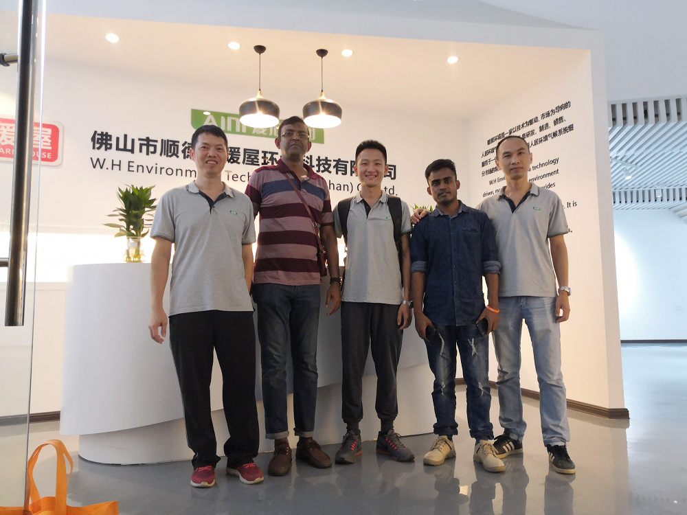 熱烈歡迎孟加拉友人來我司參觀考察洽談業務